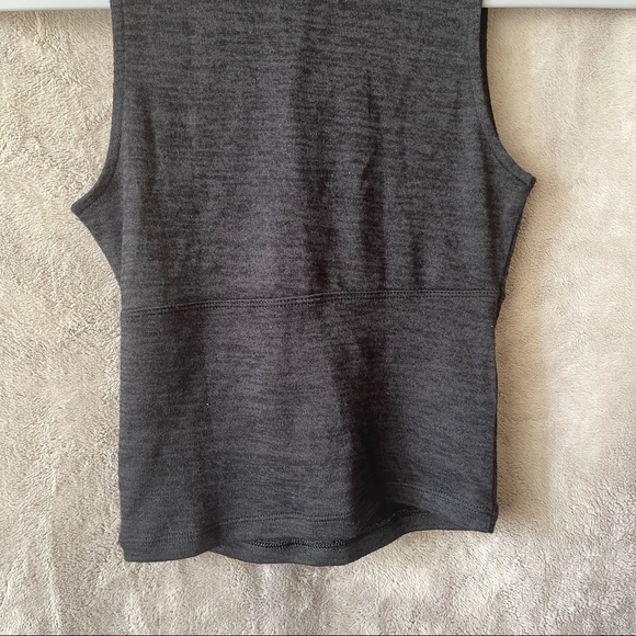 American Eagle Black Tie Front Top - Picture 6 of 8